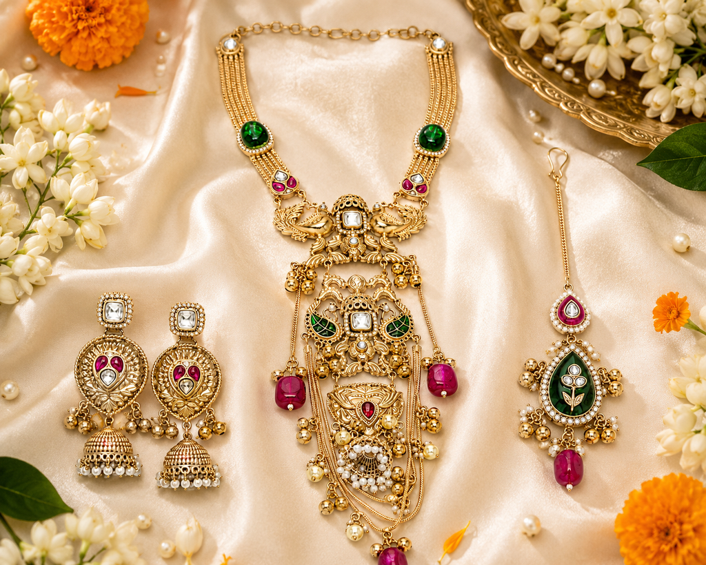 Floral Heritage Statement Pendant Set