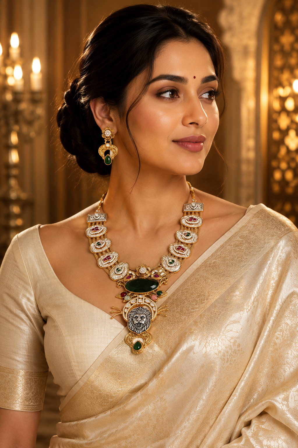 Lion Heritage Statement Necklace