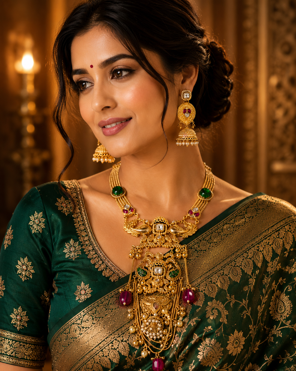 Floral Heritage Statement Pendant Set