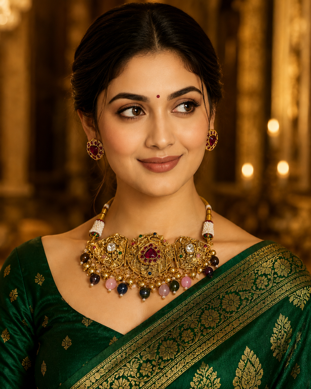 Regal Ruby Heritage Choker Set