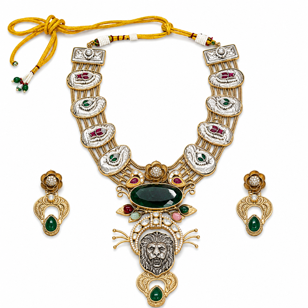 Lion Heritage Statement Necklace