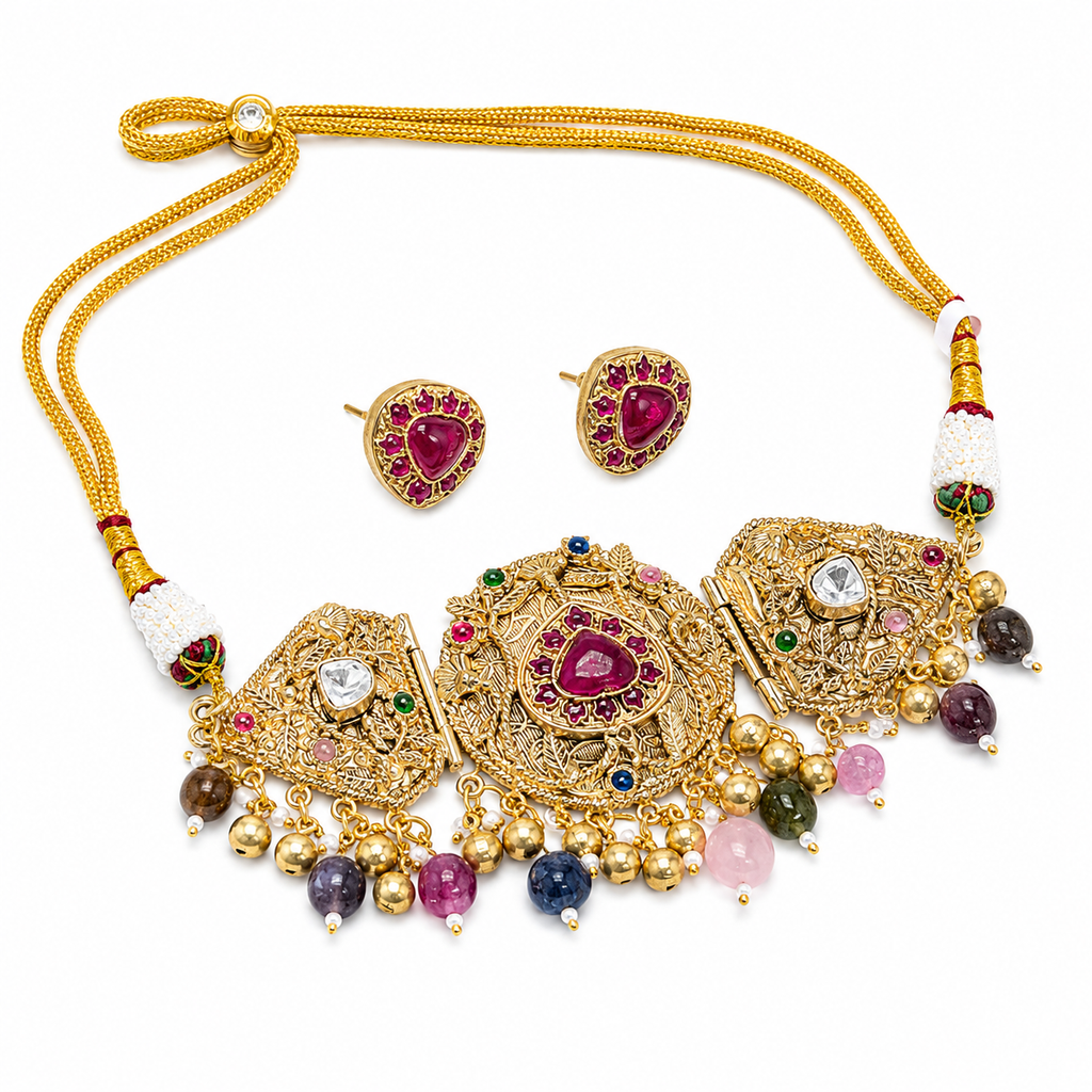 Regal Ruby Heritage Choker Set